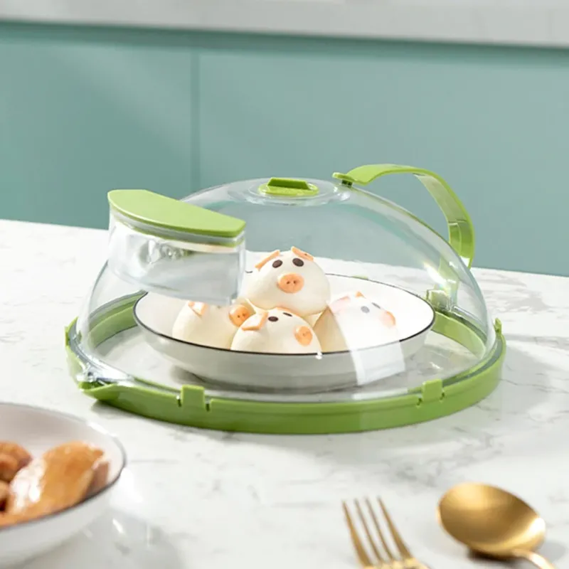 Adjustable Vent Transparent Microwave Cover Lid - Image 0