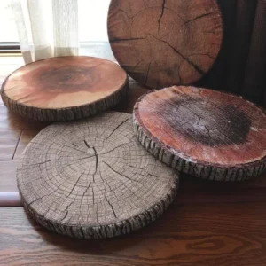 Autumn Creative 3D Pillow Wood Pillow - Image 0