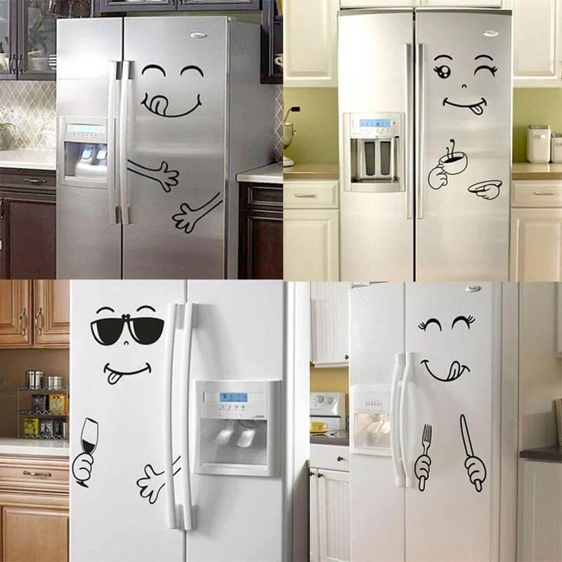 Smile Face Yummy Fridge Stickers - Image 0