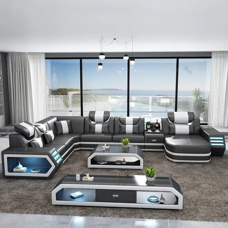 Futuristic Hyper-Lounge Grand Living Sofa Set - Image 0