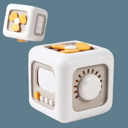 6in1 Smart Kids Skill Learning Cube Toy - Image 0