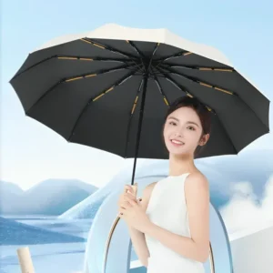 Full Automatic Weatherproof UV Protection Umbrella - Image 0