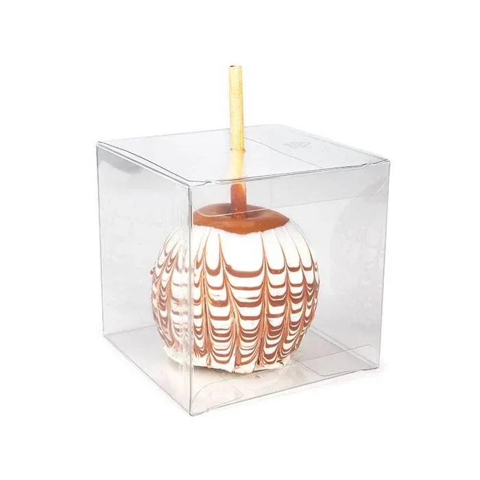 rPET Crystal Clear Box w/ hole 10.2x10.2x10.2 cm