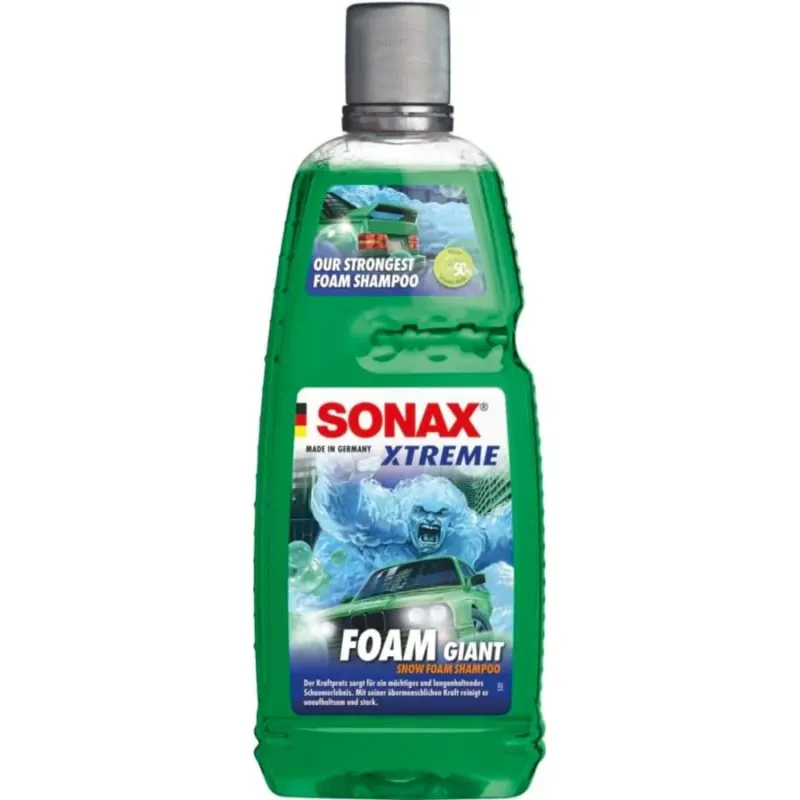 SONAX XTREME FoamGiant Shampoo Autoshampoo, Konzentrat – 1 Liter - Flasche
