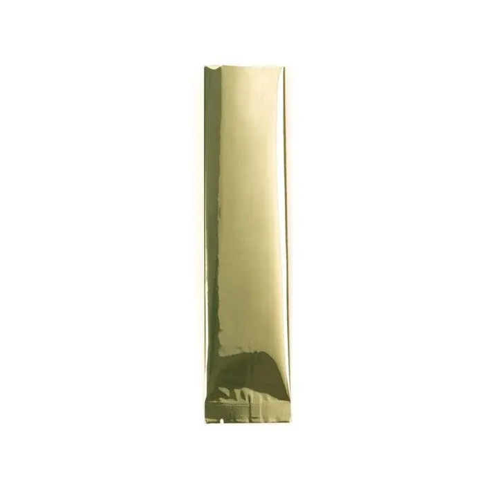 Plastic Bags Gold 5x20.3cm Premium and Sealable