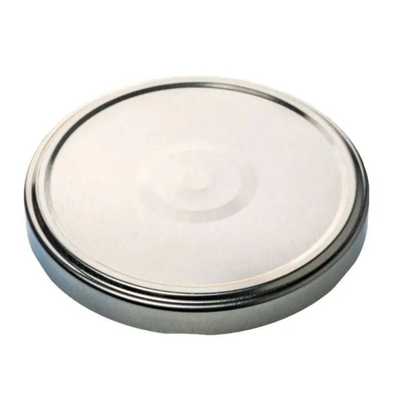 Twist-Off-Verschluss 100 mm Silber Button