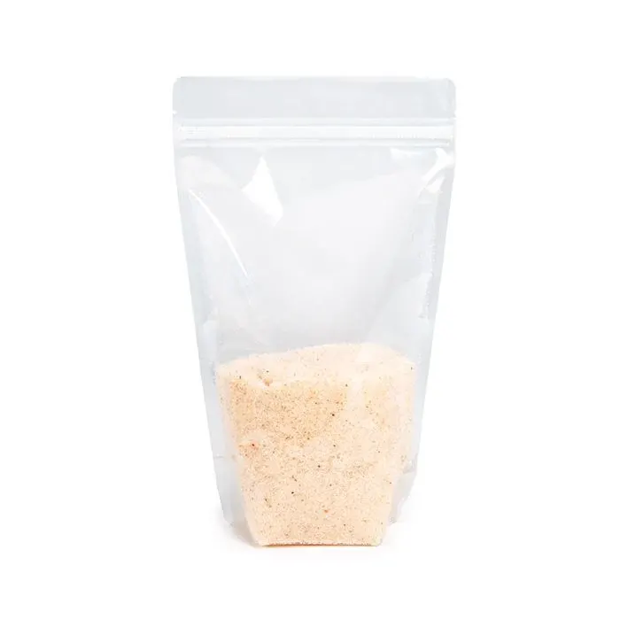 Stand Up Pouches clear "Velcro closure" 17,1x8,9x28,6 cm