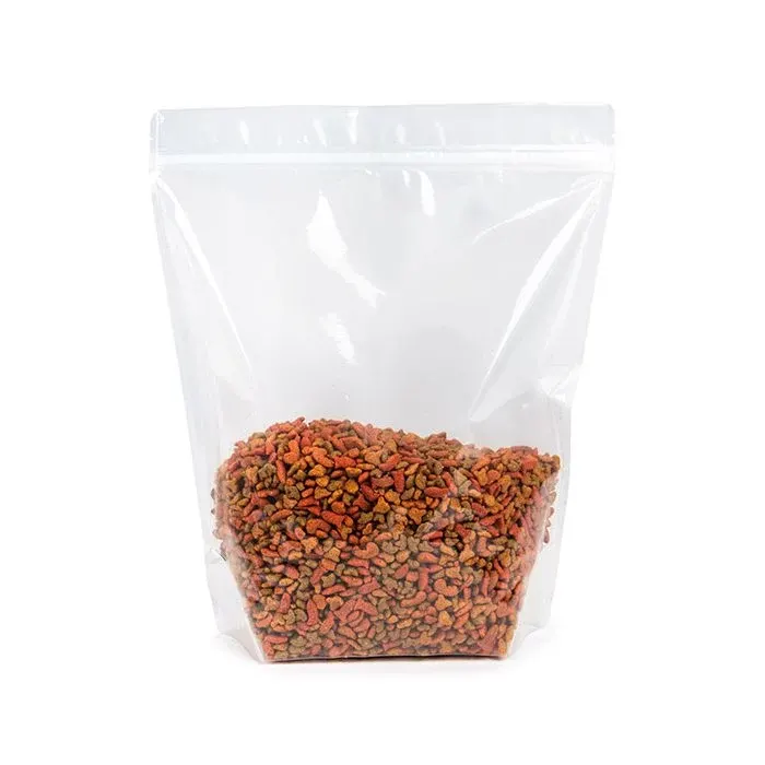 Stand Up Pouches clear "Velcro closure" 31,4x12,7x37,5 cm