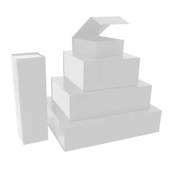 Magnet boxes 42,5x33,3x9,7cm White (25 pcs)