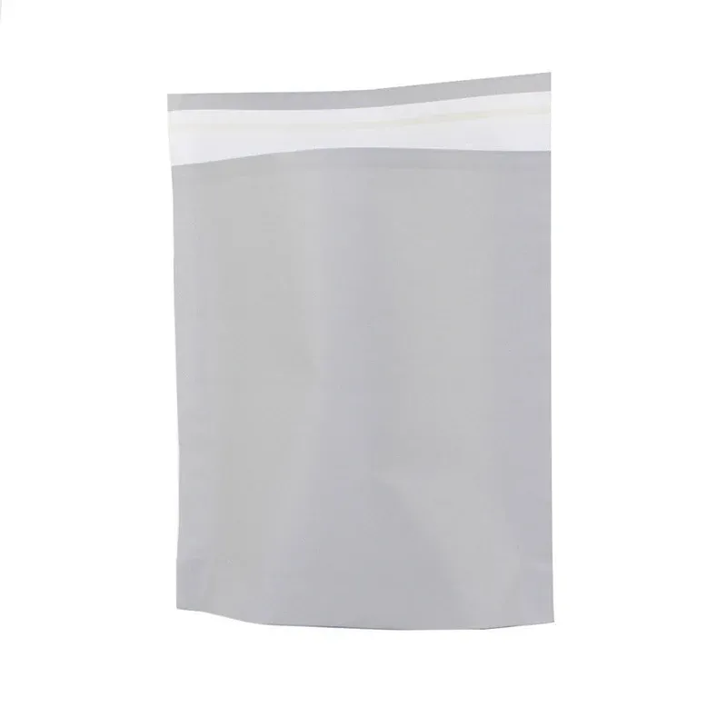 Paper Mailing Bags 48x37+8cm Silver (250 pcs)