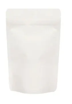 Stand Up Pouches White Kraft 8x5x13cm | 28 grams